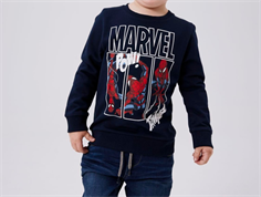 Name It dark sapphire Spiderman sweatbluse